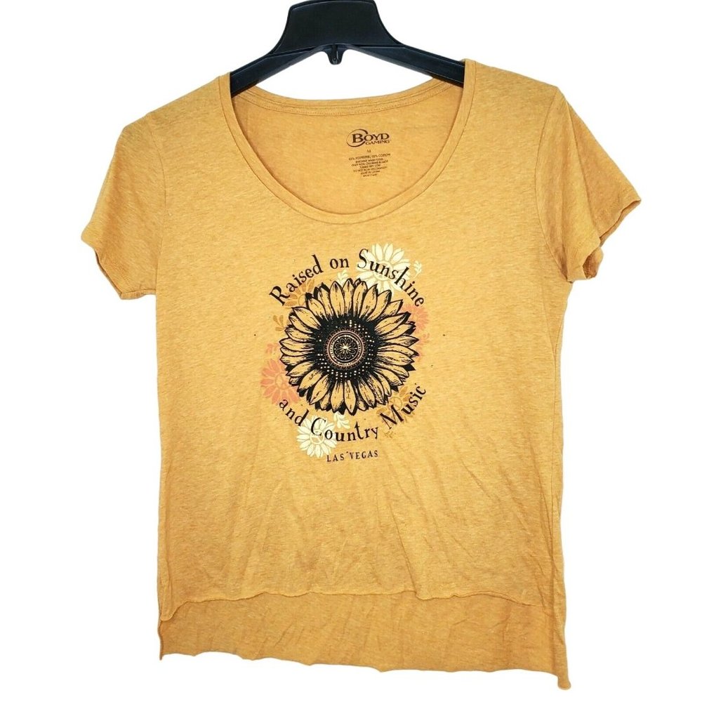 Raised On Sunshine And Country Music Las Vegas Boyd Gaming Medium Cut Shirt